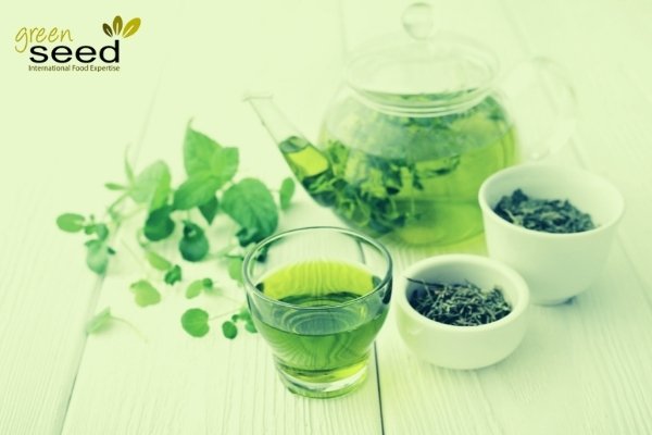 green tea, herbal and fruit