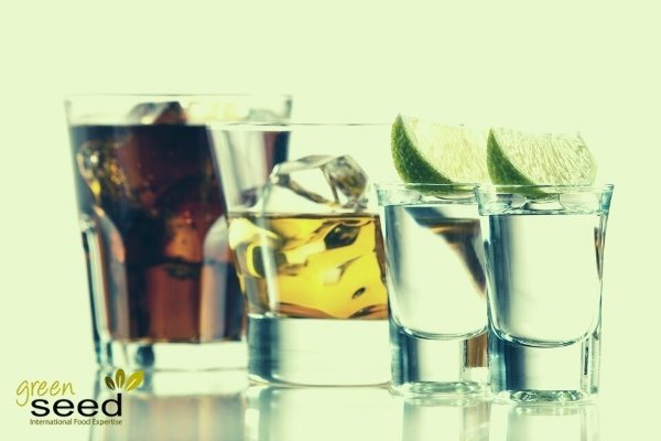 spirits, shots and mixer